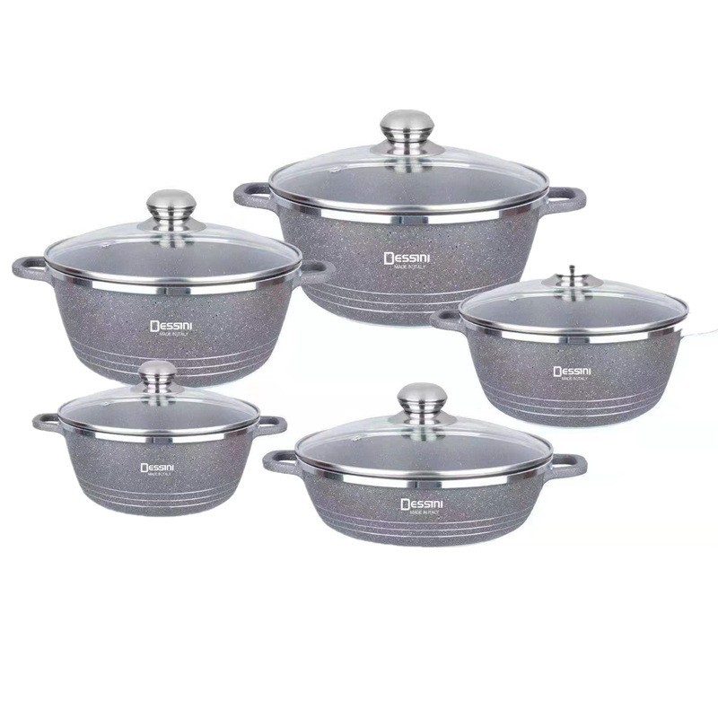 Medical Stone Pot Set Commercial Gift Pot Induction Cooker Gas Stove Flat Bottom Soup Pot Gift Pot Factory Supply