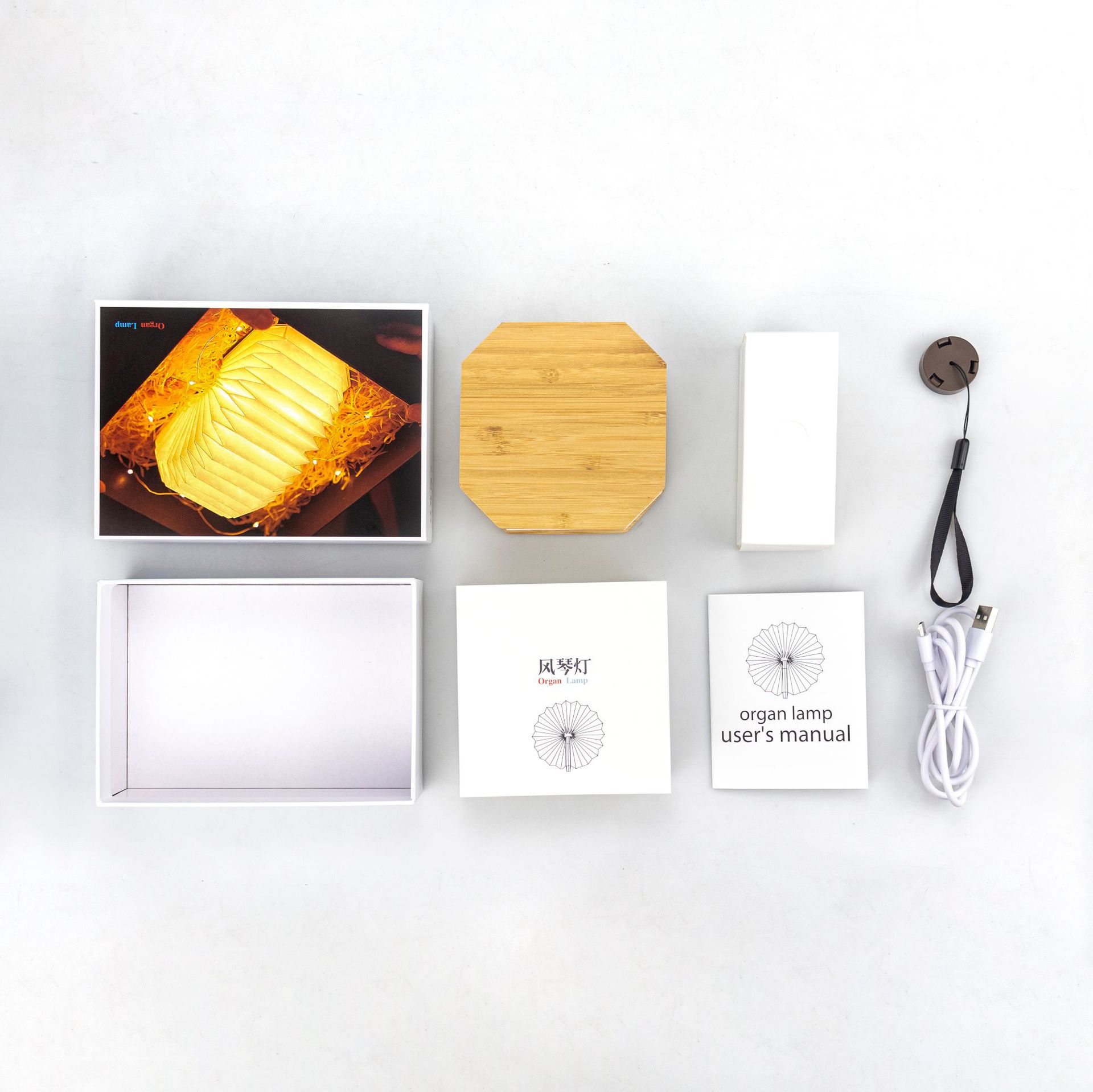 杜邦纸创意风琴灯新奇特创意折叠书灯 充电小夜灯 企业活动礼品