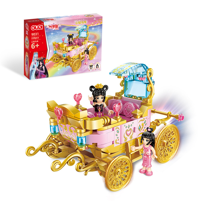 Goood 9026 Ye Luoli Series Officially Authorized Dream Castle Children Education Girls Assembled Particle Building Blocks