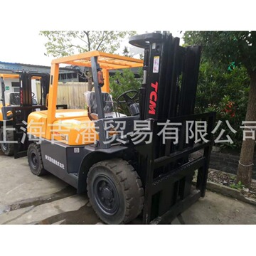 外贸二手 tcm 5吨3门架 叉车机器状况好 价格便宜 免检包运费