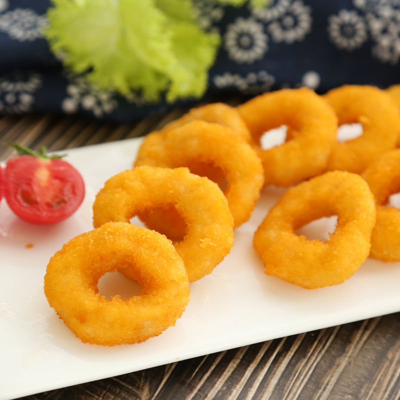 袋包邮 鸡肉洋葱圈 纯鸡肉制品半成品油炸食品克一包包邮