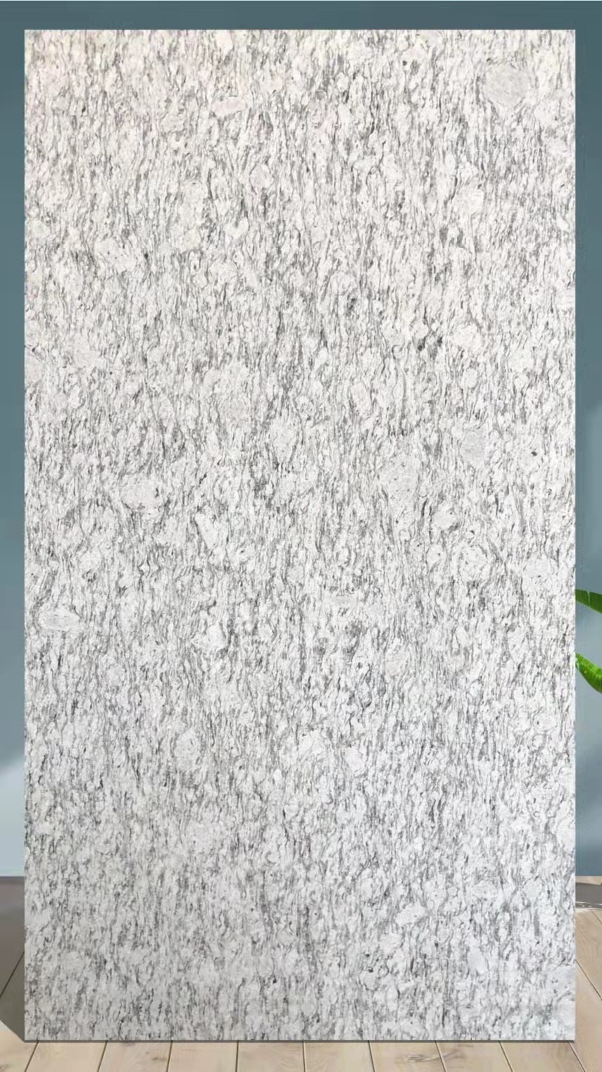 600*1200 夜里雪 浪淘沙 浪花白 景观幕墙干挂 地铺石 仿石材