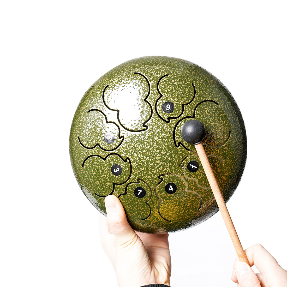 8寸8音空灵鼓色空忘忧鼓成人初学者钢舌鼓打击乐器手碟鼓葫芦款