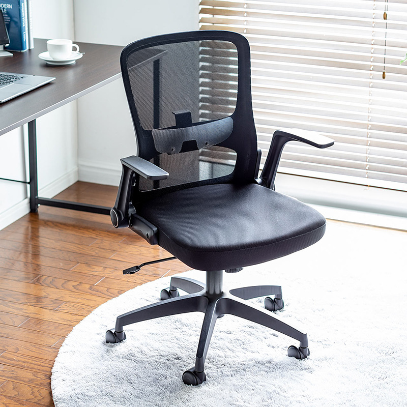 日本sanwa电脑椅舒适家用椅学生书桌椅会议椅桌板可折150-sncm018