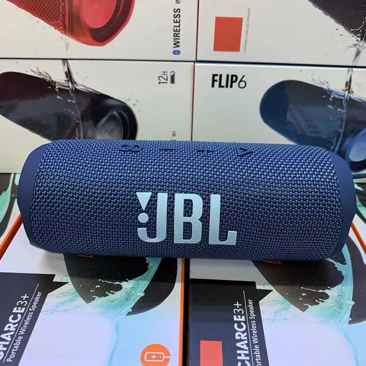 Foreign Trade Top with JB Flip 60000 Cylinder 6 Generation Wireless Bluetooth Speaker Subwoofer Outdoor TWS Mini Audio