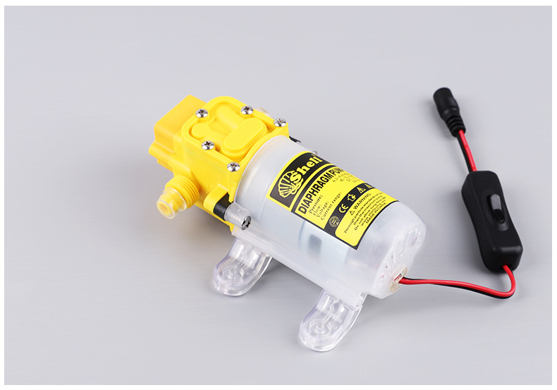 双螺纹水泵高压隔膜泵微型水泵 洗车喷雾器耐腐蚀吸小型抽水泵