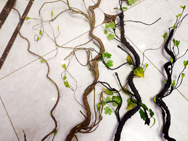 发泡枯藤枯枝花艺枯树杆干枝龙骨仿真枯树藤软装工程装饰橱窗摆放