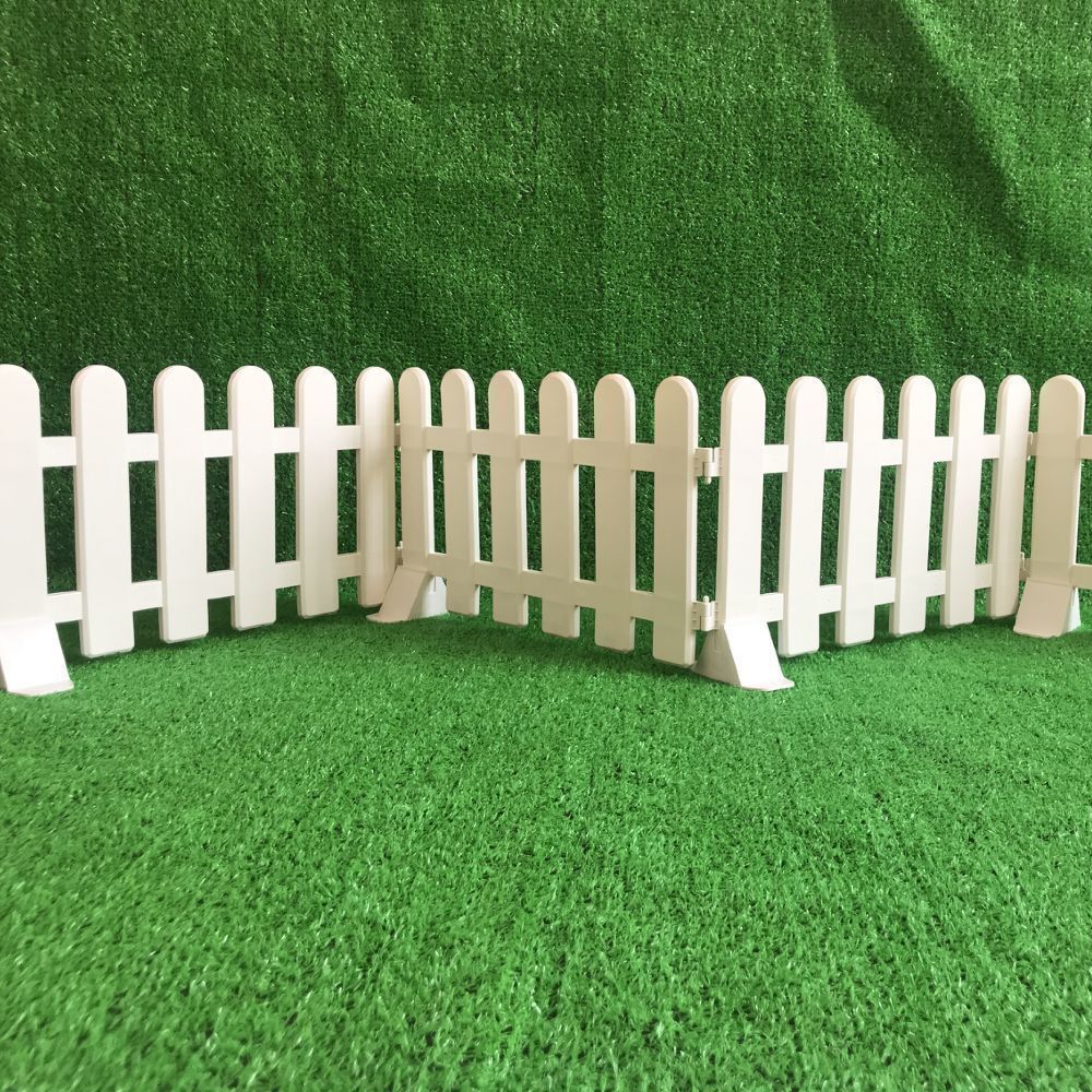 塑料栅栏花园围栏栅栏围挡 室内室外做幼儿园菜园栅栏圣诞装饰