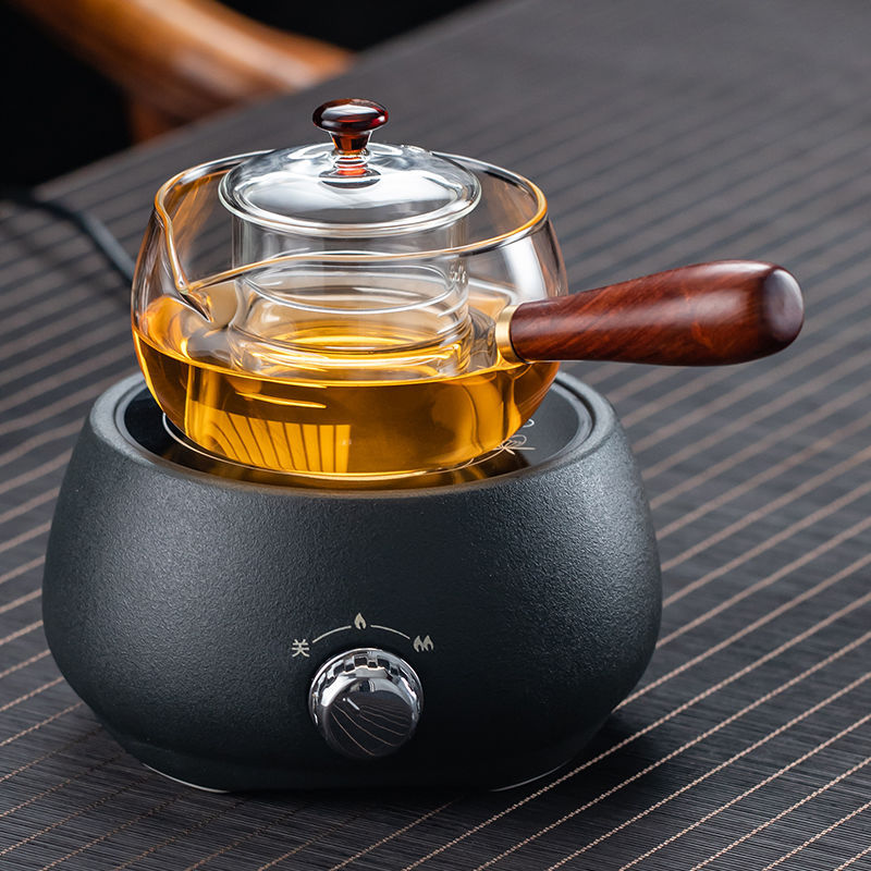耐高温玻璃侧把煮茶壶套装小型茶炉电陶炉煮茶器茶具小青柑泡茶壶