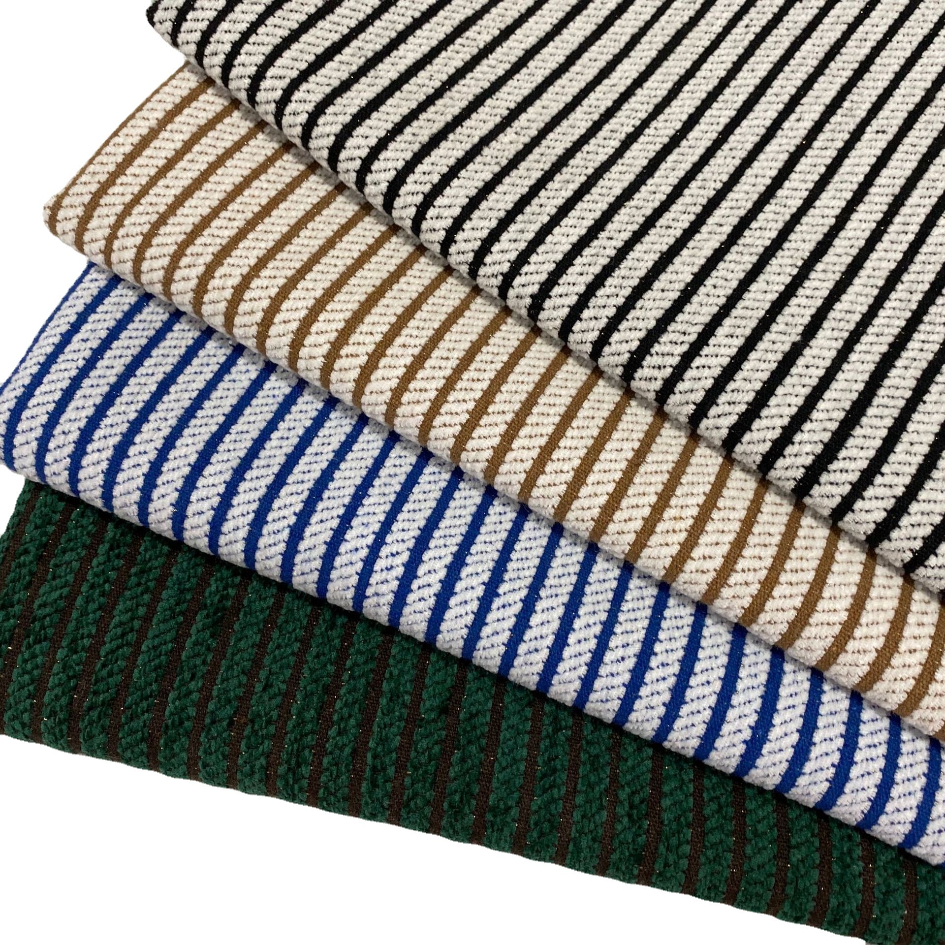 批发面料粗纺毛呢条子面料 斜纹毛呢布料  鱼骨纹布料