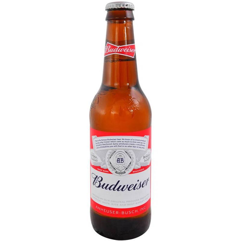 【原装进口】进口bud啤酒夜场酒吧ktv黄啤330mlx24 单证齐全