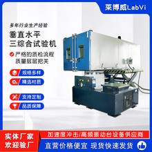 厂家供应 垂直水平三综合试验系统 温湿度三综合振动试验机