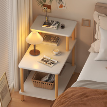 床头柜简约现代家用卧室床头收纳柜出租房小型简易置物架床边柜子