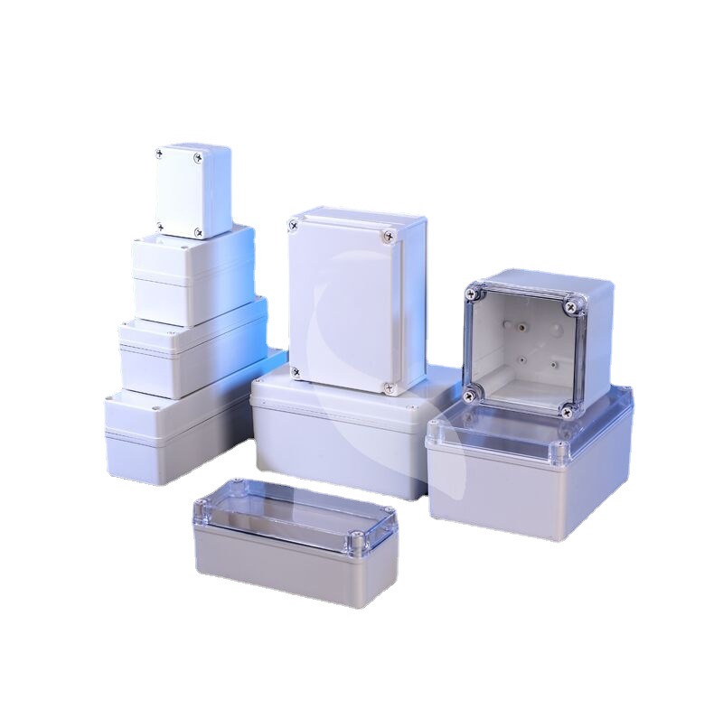 批发塑料防水接线盒8013070塑料防水盒abs发泡密封盒电缆过线盒
