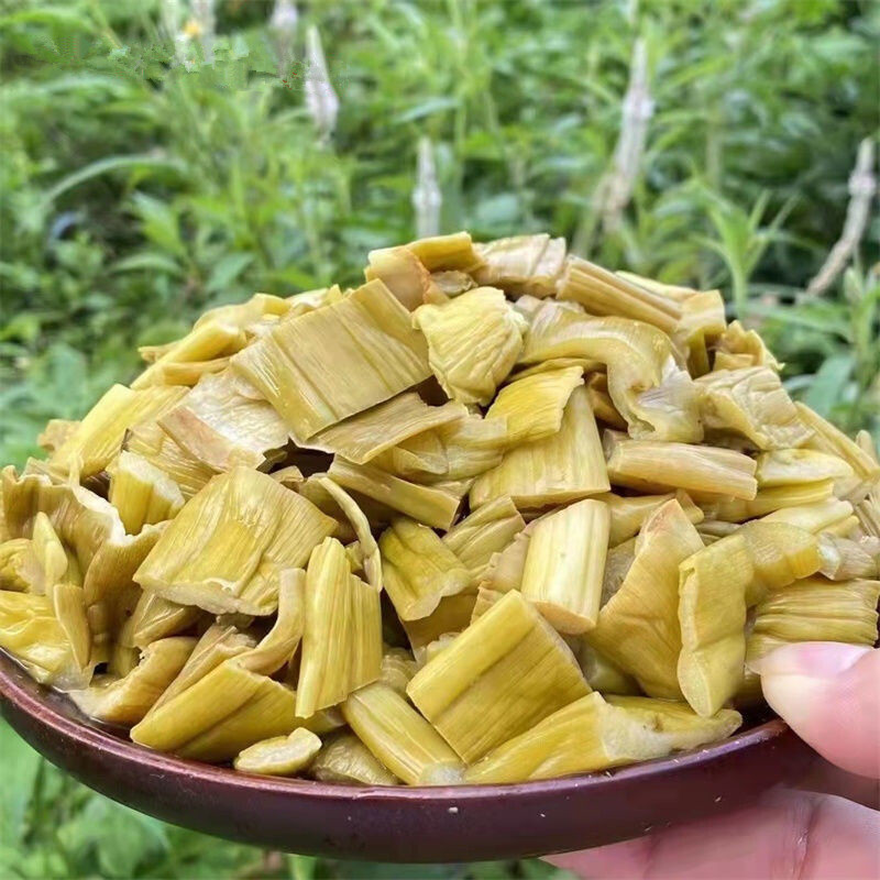 广西酸芋苗新鲜芋荷杆梗农家腌制芋苗酸咸菜泡菜开胃下饭散装