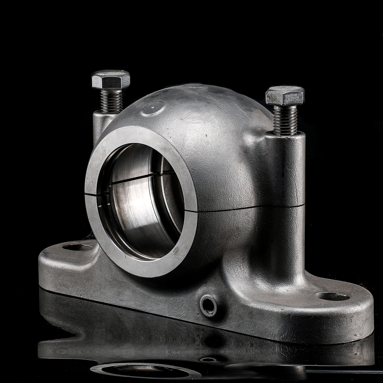 厂家直供 定 制 不锈钢 分体轴承座 cnc加 工  316不锈钢铸造件