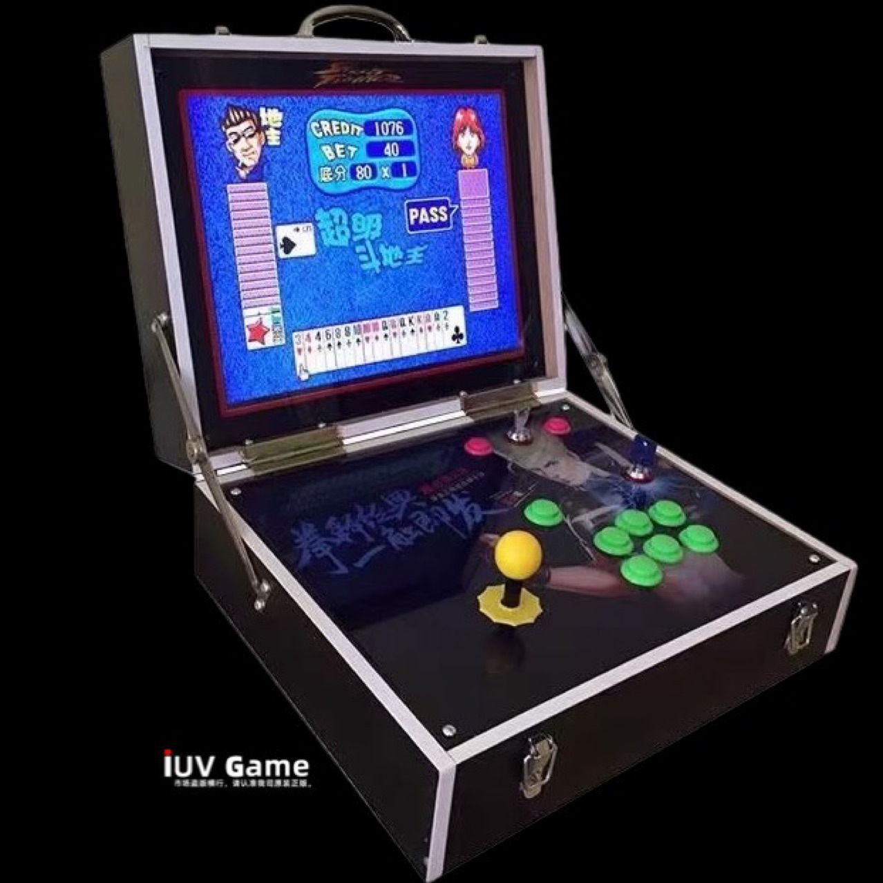 斗地主机抖音直播便携怀旧家用折叠格斗机大亨泰山麻将框体游戏机