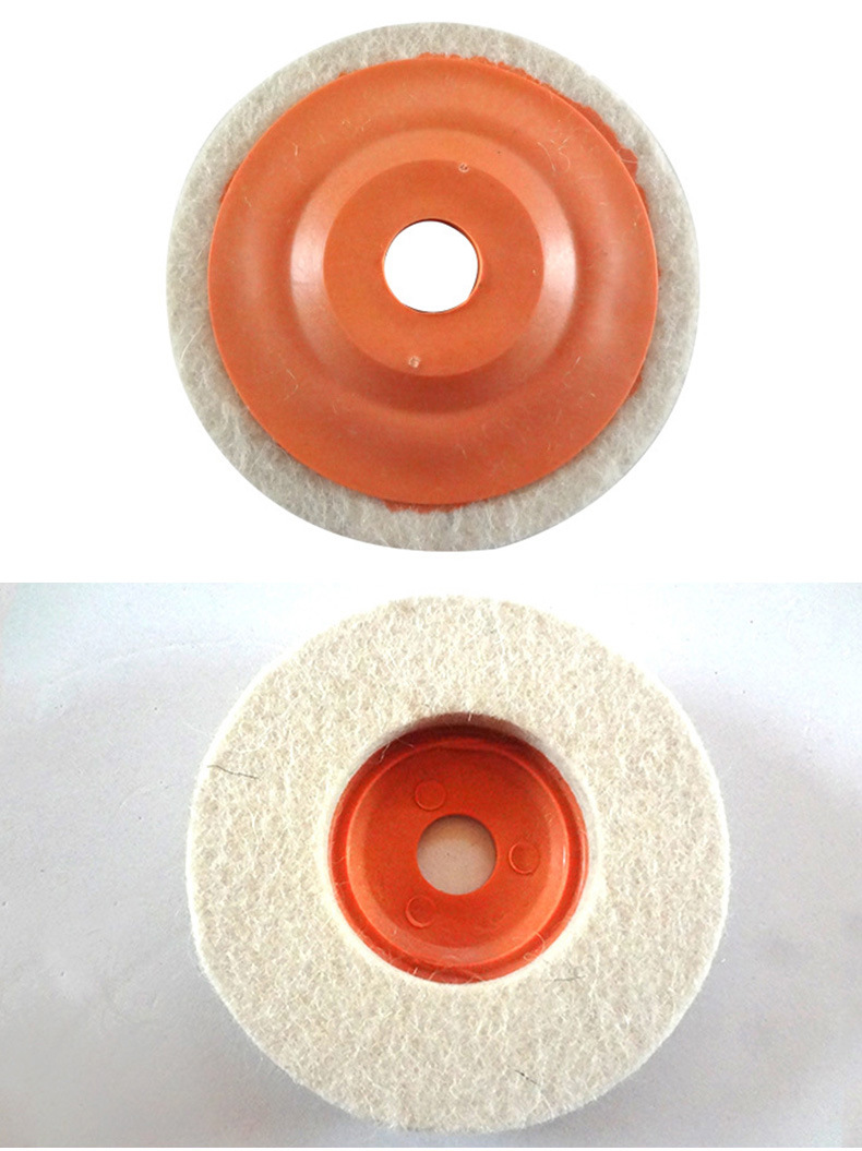 供应羊毛抛光轮 工业吸油混纺羊毛毡抛光轮 汽车毛毡镜面抛光轮