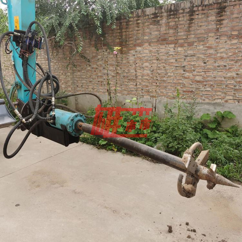 挖掘机属具液压树根钻刨机林木砍伐树桩切碎机大功率树桩粉碎机