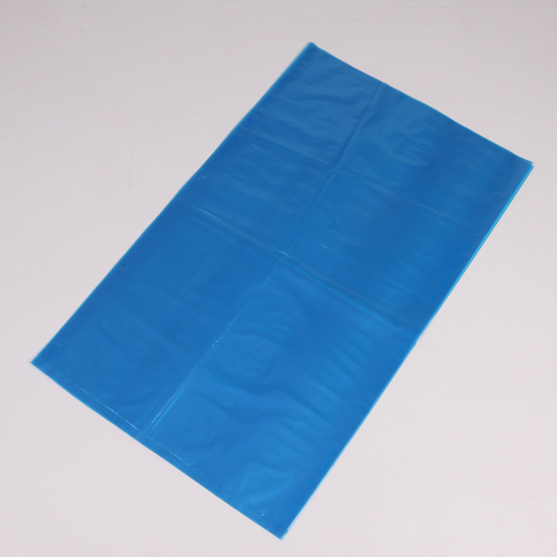 来图方底立体pe包装袋 内衬塑料袋防尘蓝色平袋薄口膜袋包装袋