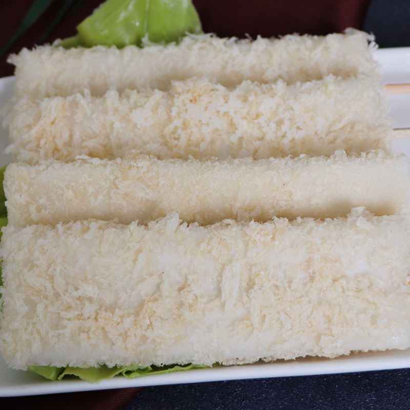 欣博银丝脆皮年糕韩式糯米年糕排商用外卖冷冻油炸半成品食材15串