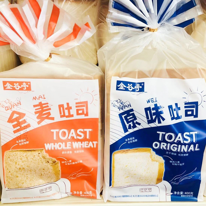 金谷亭吐司系列批发 袋装400g*12袋 休闲代餐零食糕点