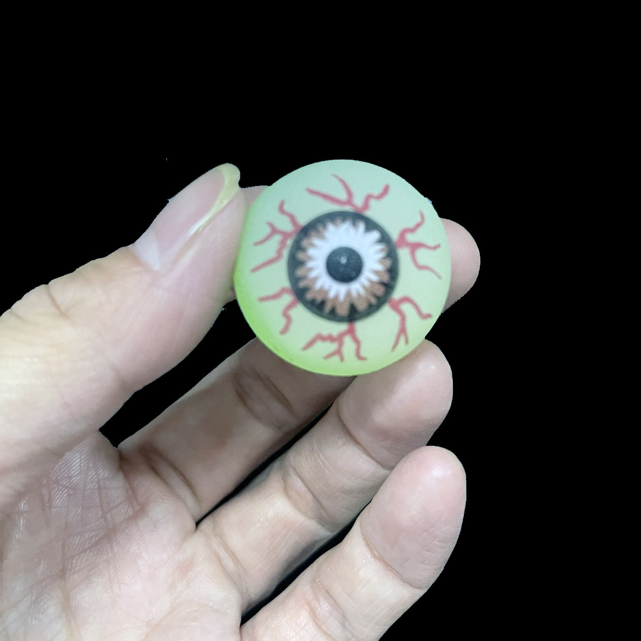 万圣节恐怖眼珠多色魔眼眼球弹力球血丝眼充血眼跳跳球礼物扭蛋机