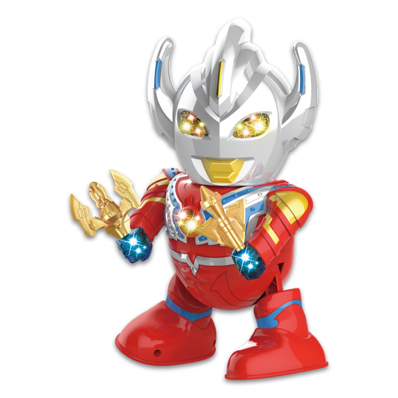 Variety Superman Ultraman Hero Cartoon Children Dancing Robot Genuine Superman Infant Dancing Action Figure