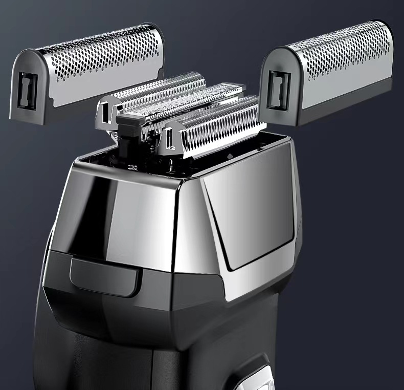 朗威往复式三头电动剃须刀rs725大功率5w全身水洗剃须刀带修鬓刀