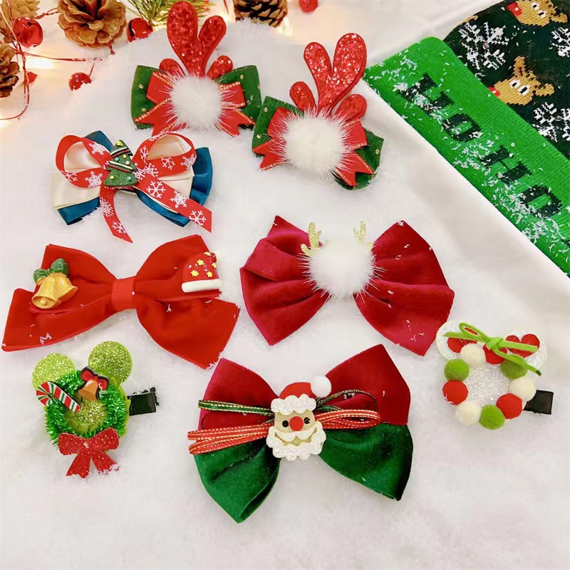 Christmas Hair Accessories Dress up Mori Style Small Antlers Headband Hair Clip Hairpin Ornament Elk Headband Halloween Headdress Female