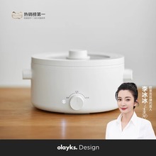 olayks欧莱克原创设计电煮锅家用宿舍学生多功能一体小电锅电炒锅