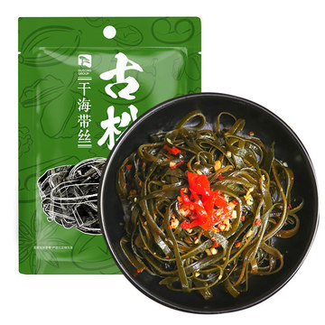 古松干海带丝100g烘干厚海带丝干货独立包装小袋高泡发小包装批