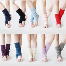 腿套辣妹瑜伽保暖袜套成人儿童拉丁芭蕾舞蹈针织运动踩脚护膝膝堆