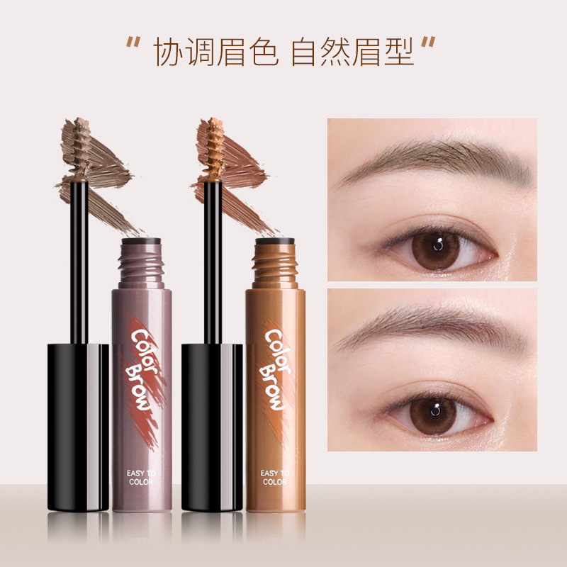 丽瞳跨境热销染眉膏不易掉色不易晕染染眉膏厂家批发半永久染眉膏