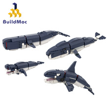 MOC-52256创意设计儿童成人积木玩具鲸鱼 兼容乐高拼搭积木玩具