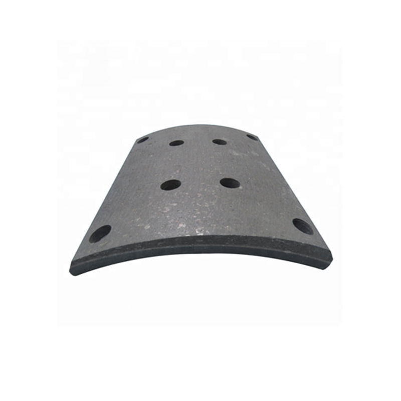 19488鼓式刹车蹄摩擦片制动器刹车衬片半金属重卡鼓式刹车片