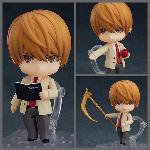 酷玩动漫 q版 粘土人 死亡笔记 1160# 夜神月2.0 可换脸 盒装手办