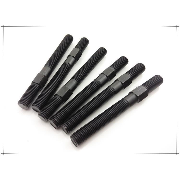 中间外六角双头螺丝螺栓螺杆中六角模具压板螺丝m12m16-m30热处理