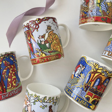 俄罗斯风情经典骨瓷马克杯卡通早餐杯创意咖啡杯陶瓷水杯茶杯工厂