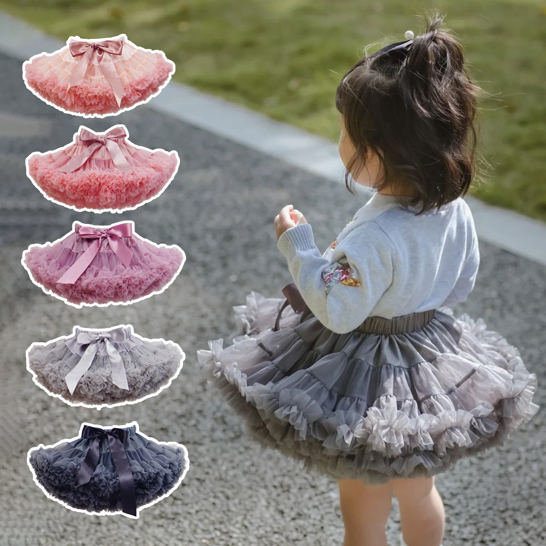 1代tutu儿童半身裙西班牙公主蓬蓬裙芭蕾舞裙生日礼服一件代发