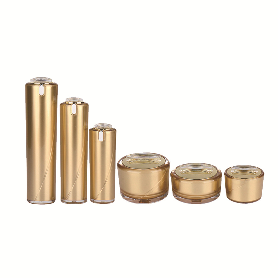 现货 亚克力30g金色化妆品瓶子贵妇膏面霜瓶眼霜瓶懒人素颜膏霜瓶