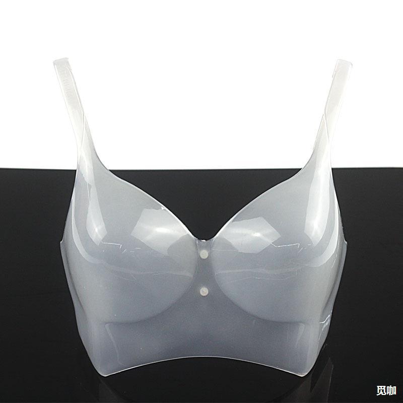 透明大文胸内衣模特展示架柜台内衣店道具展览吊带塑腰大罩杯模特