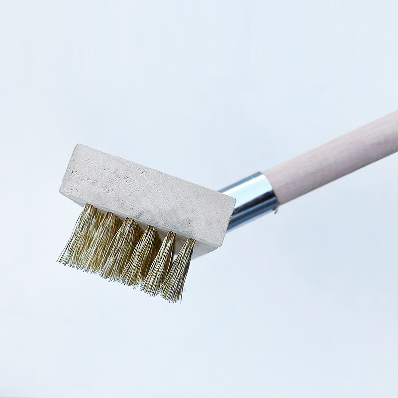 长柄钢丝地板刷硬毛刷地刷水泥地院子户外去青苔污垢长手柄宽刷头