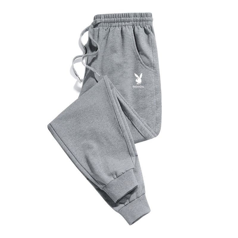   Casual Sports Men Pants Korean Style Trendy Boys Sports Pants Boys Basketball Ankle-Tied Sweatpants