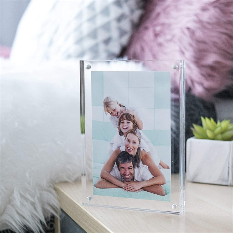 浦江水晶玻璃相框相册浦江水晶玻璃心形摆台 水晶礼品摆件diy