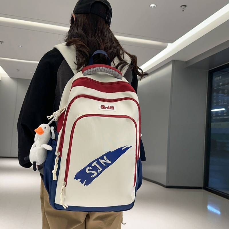 Backpack University Style Junior High School High School Student Schoolbag Female Simple Backpack