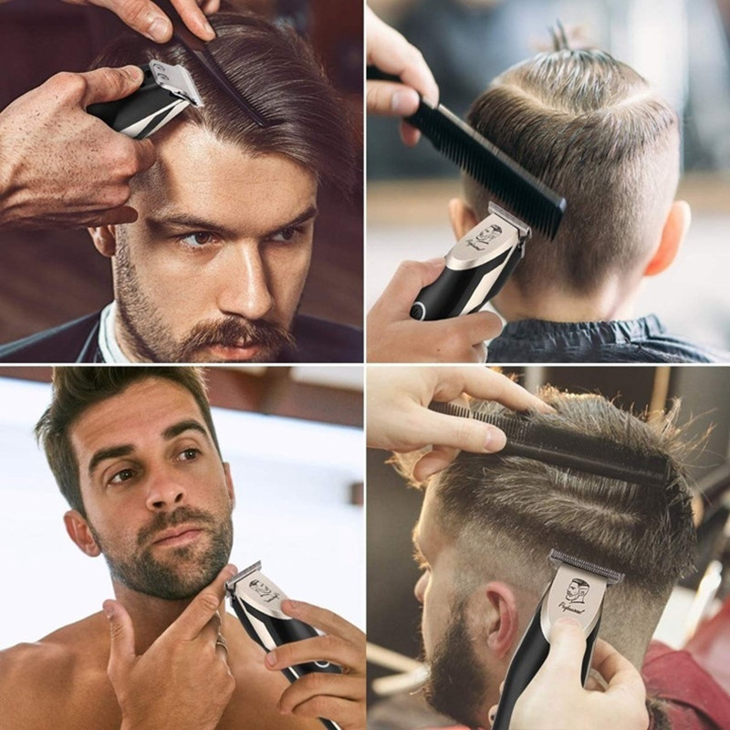 复古油头电推剪雕刻推子3档调节理发器电推t型零刀头发廊雕刻剪