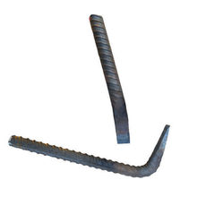 木工拆模撬杠撬棍头两头扁一对中间焊接铁管1米两头圆尖 尖头扁尾