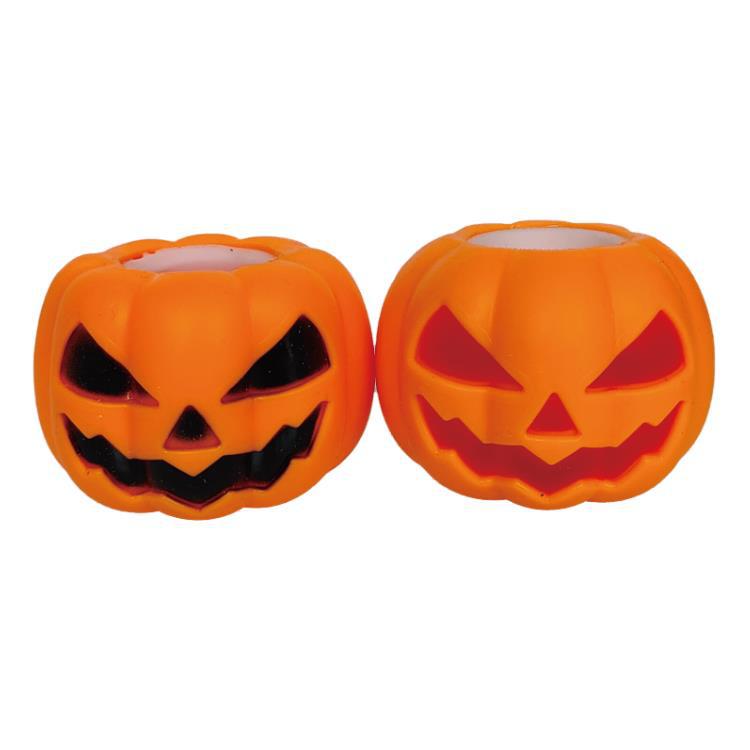 Factory Direct Sales Squeeze Halloween Pumpkin Toy White Ghost Pressure Relief Squeezing Toy TikTok Hot Sale
