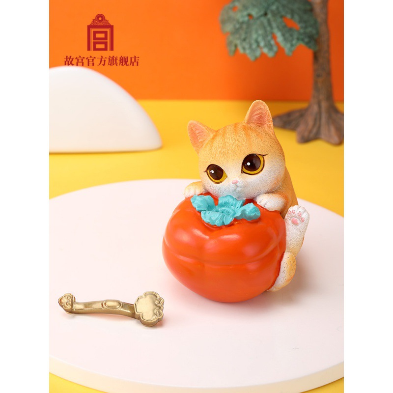故宫 事事如意纳福猫摆件故宫猫摆件 礼品 故宫博物院文创旗舰店